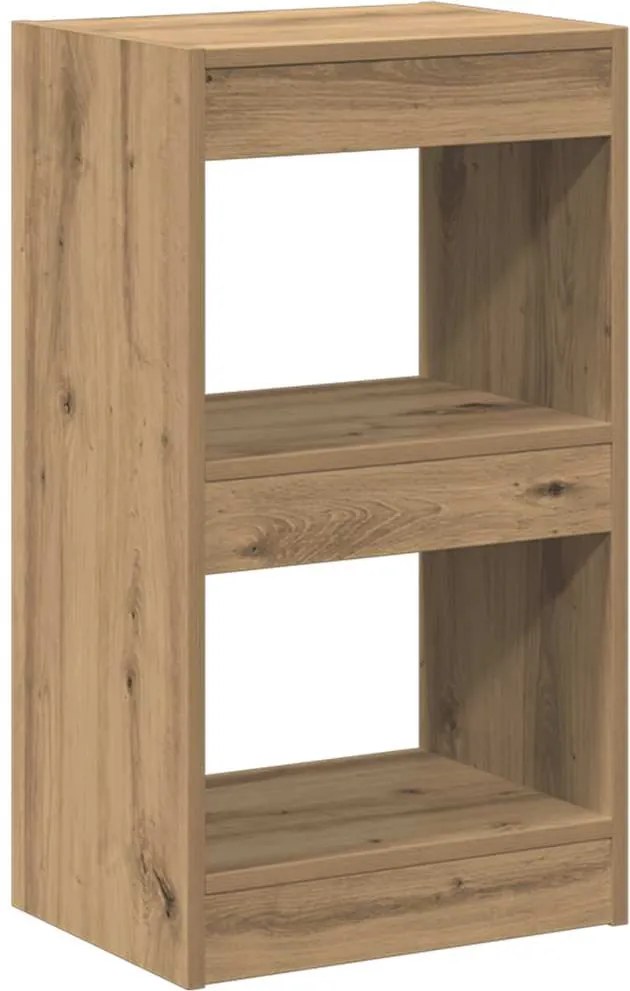 vidaXL Bibliotecă/Separator de cameră stejar artizanal 40x30x72 cm
