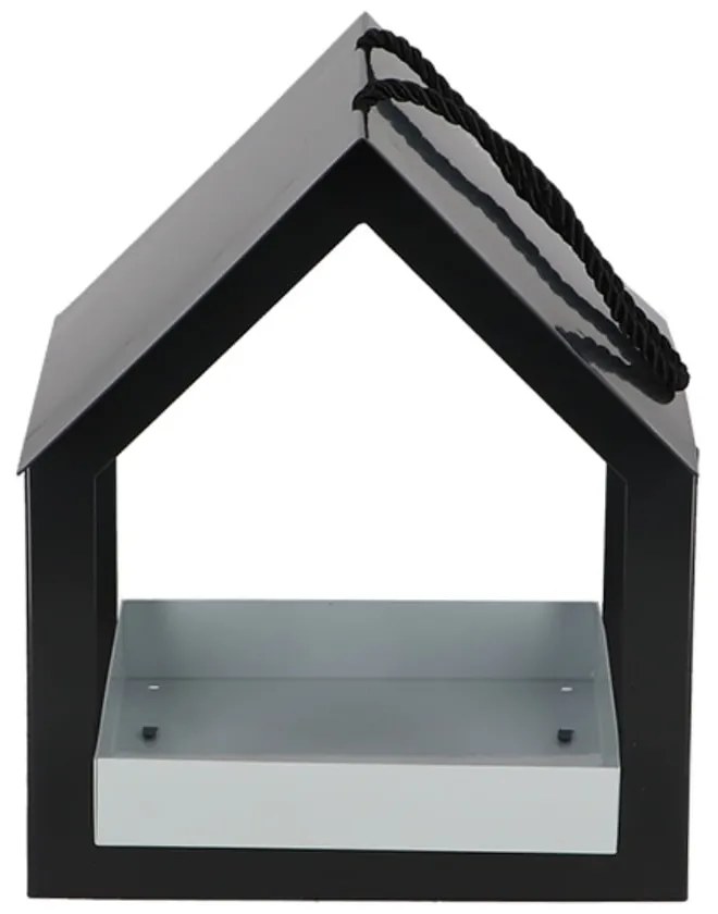 Căsuță pentru păsări Esschert Design, gri antracit