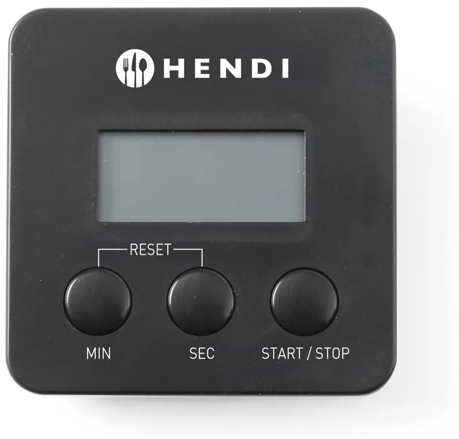 Minutar digital cu magnet Hendi, negru