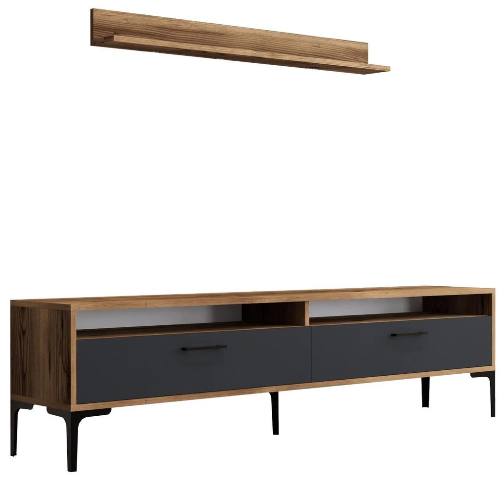 Mobilier living Irma (nuc + antracit). 1088660