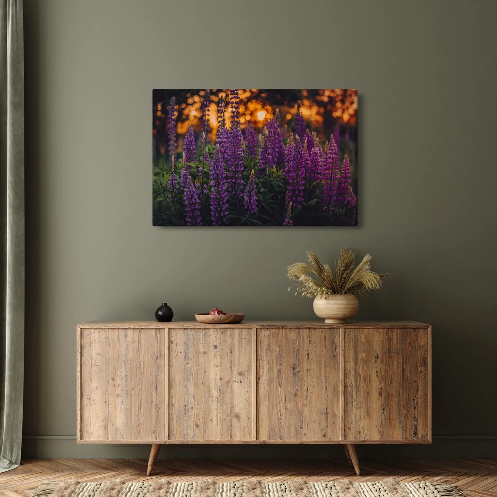 Tablou - Flori de lupin (90x60 cm)