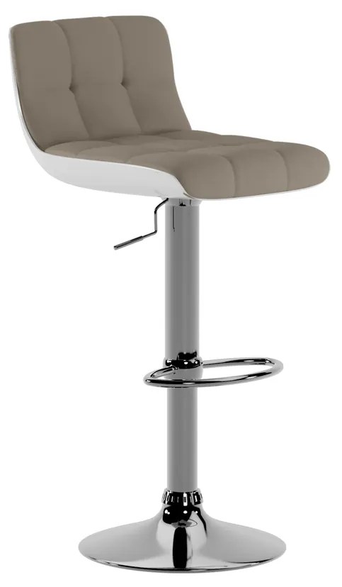 STONES Scaun din piele ecologică 36cm X 38.5cm H. 83/98cm | Aosom Romania