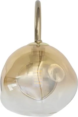 Brilagi - Lampă de perete VULCANO 1xG9/8W/230V aurie/bej fumuriu
