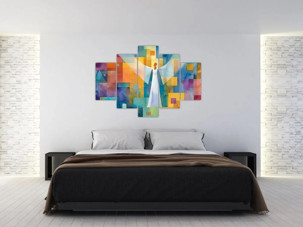 Tablou - Înger geometric (150x105 cm)