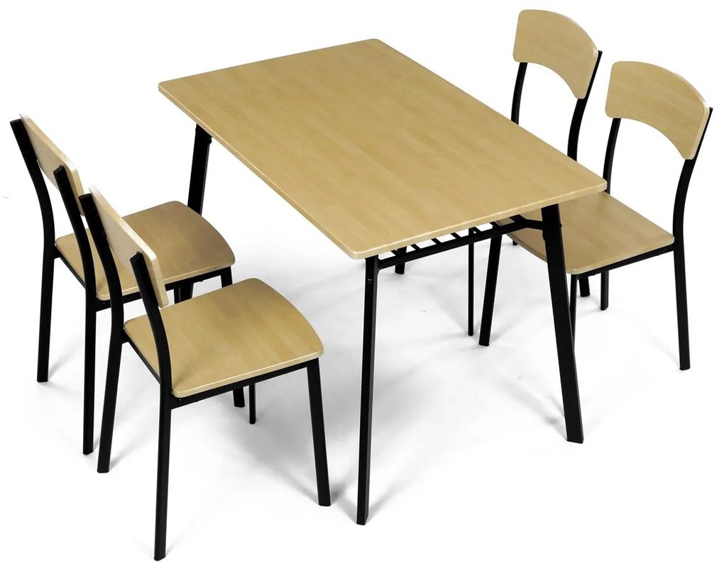 Set mobilier sufragerie Aeroplano (stejar sălbatic) (pentru 4 persoane). 1120643