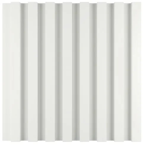 Panou riflaj decorativ 3D din polimer rigid, model Steps - 12x2.1x250 cm