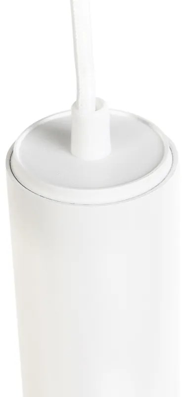 Lampă pendant de design alb - Tuba Small