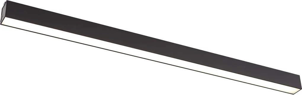 Plafoniera LED dimabila design modern LINEAR, 4000K negru C0175D MX