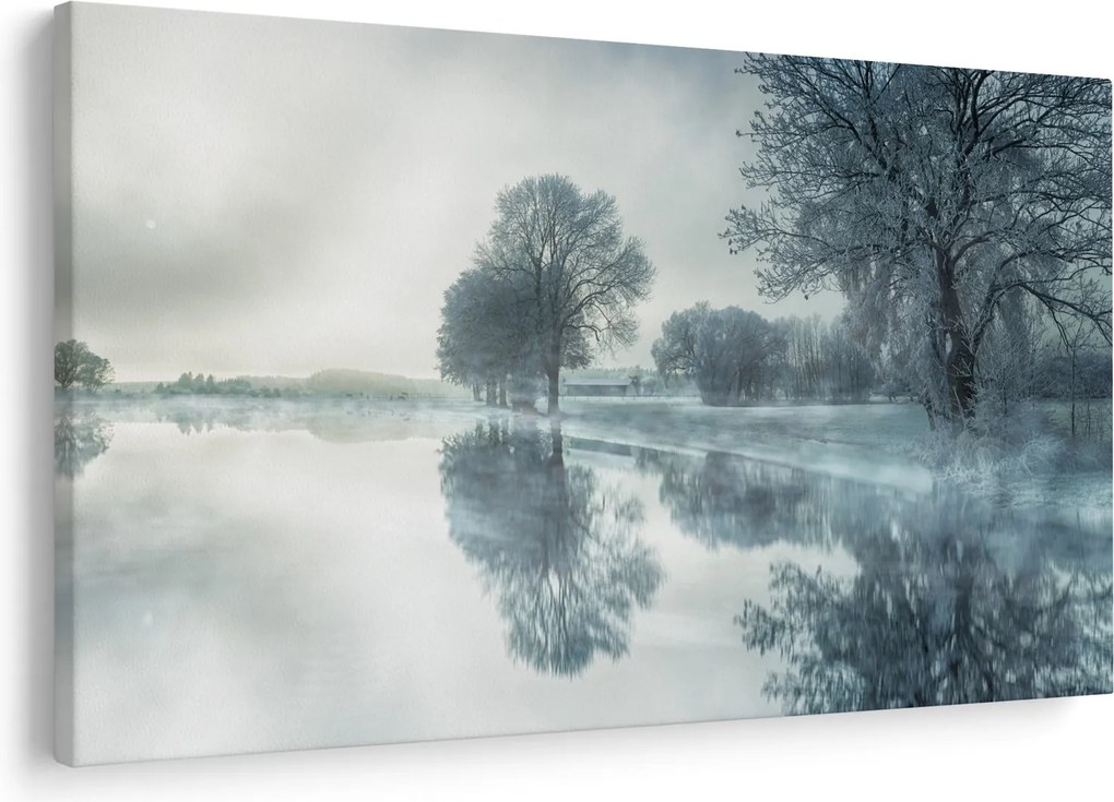 Tablou cu natura iarna (90x60 cm)