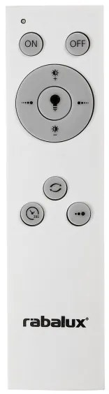 Rabalux - Plafonieră LED dimmabilă, 40W/230V, cu telecomandă, 3000-6000K