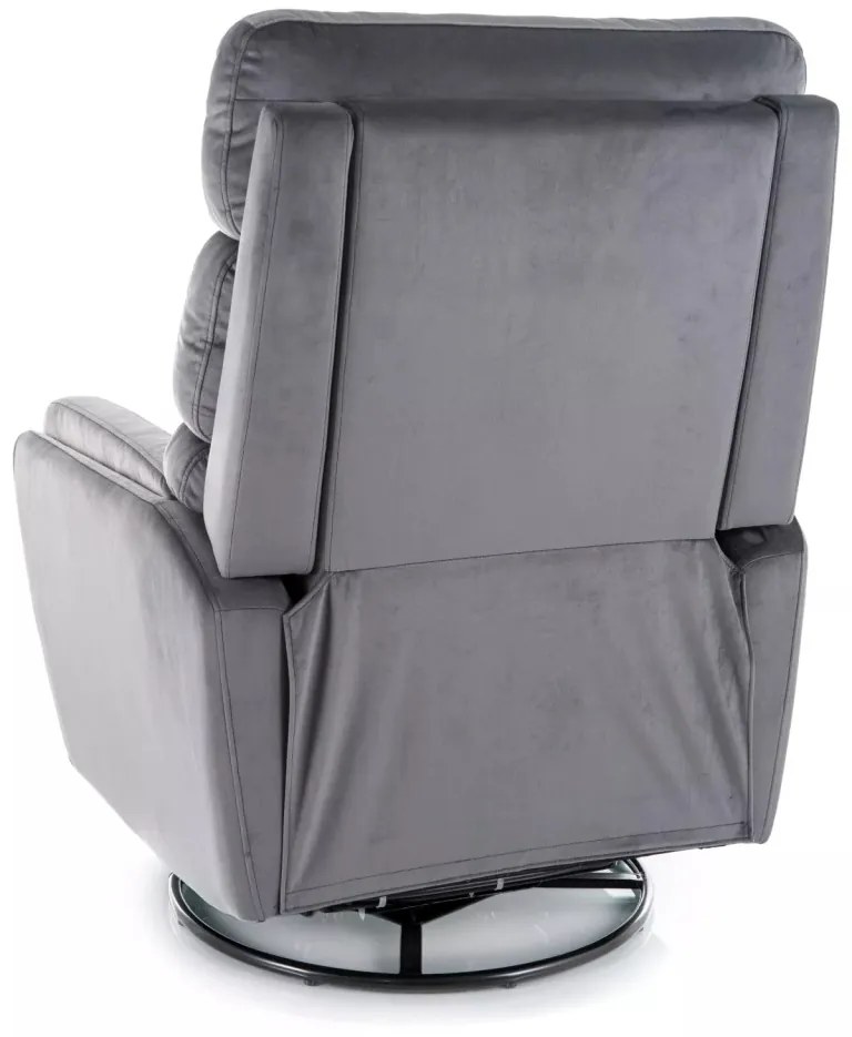 Fotoliu recliner Argos velvet gri Blu14