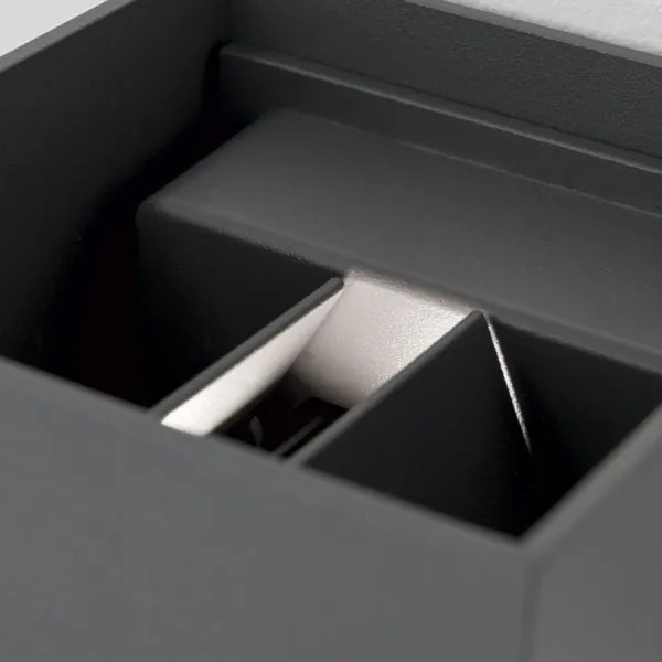 Aplică LED de exteror cu senzor Orion AL 11-1314 CUBE-S LED/13W/230V IP54 antracit