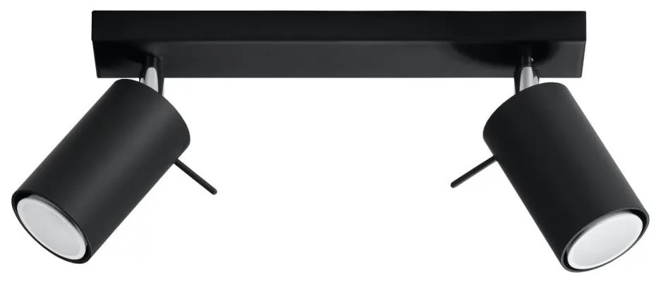 Spot negru 8x30 cm Etna – Sollux