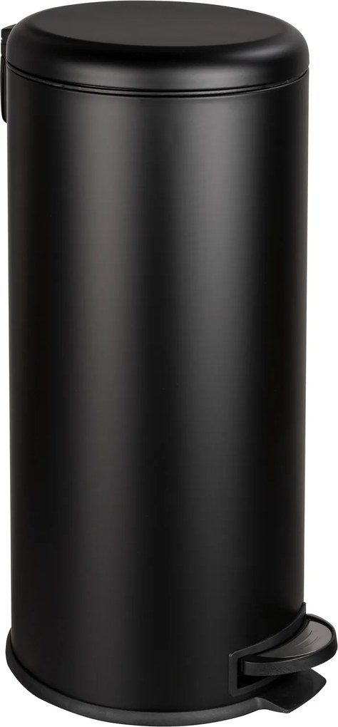 Coș de gunoi LEMAN cu funcție Easy-Close, Negru mat, 30 L, WENKO