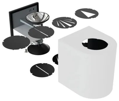 Nordlux CANTO Aplică de perete LED pentru exterior, 2xLED/6W/230V, IP44, alb