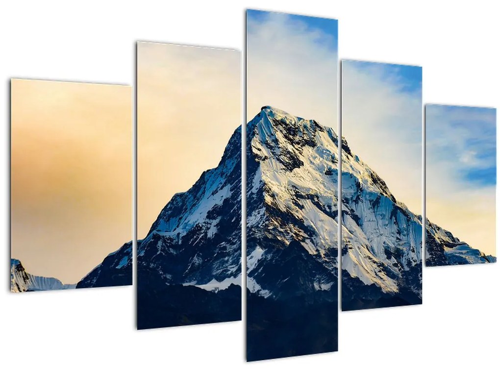 Tablou cu munții înzăpeziți, Nepal (150x105 cm)