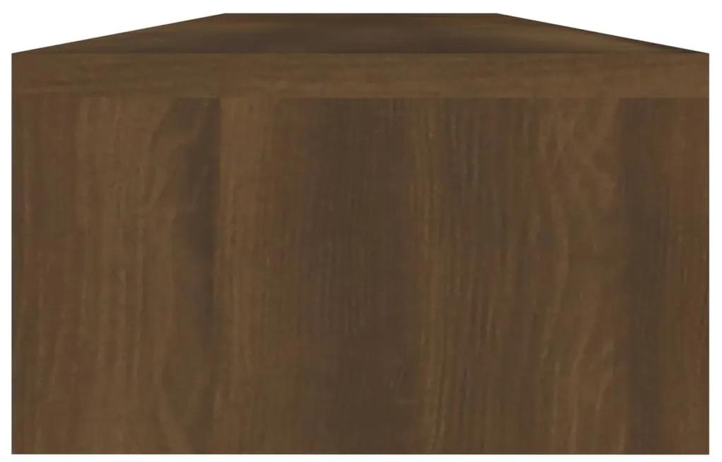 Suport de monitor stejar maro 110x23,5x12 cm lemn prelucrat Stejar brun, 110 x 23.5 x 12 cm, 1
