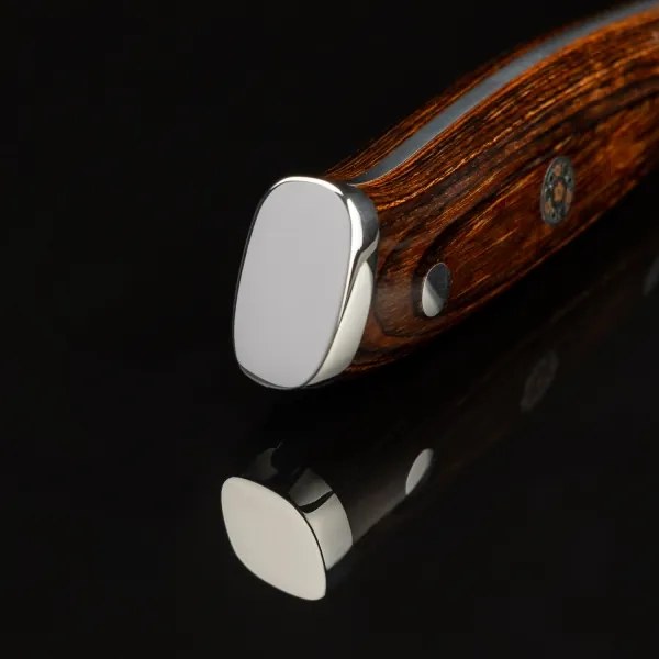 Gudaro - Cuțit pentru fructe din oțel Damasc FENG 3,5, 67 de straturi de oțel damasc, lungime 9,5cm