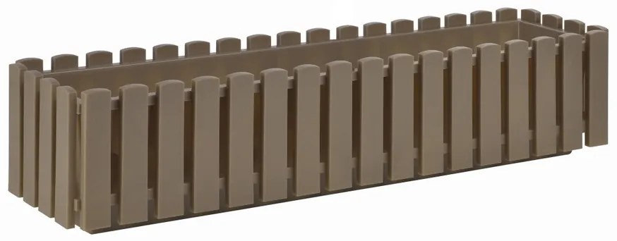 Jardinieră Gardenico Fency taupe, 75 x 18,5 cm