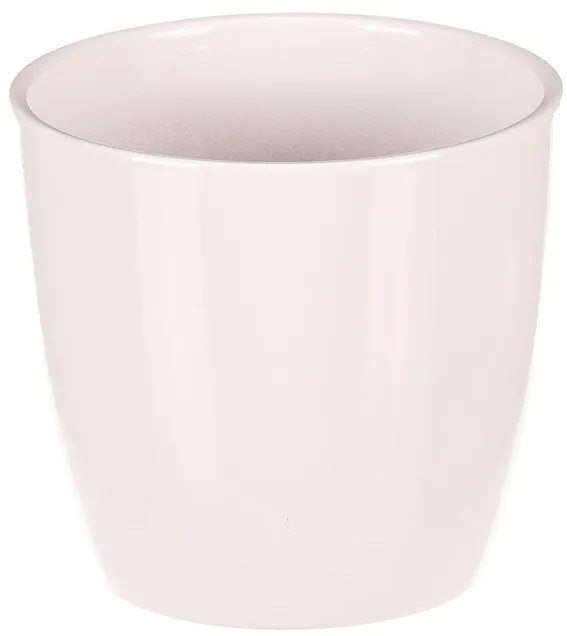Vase de flori din ceramică Teracotă, diametru 12cm, alb