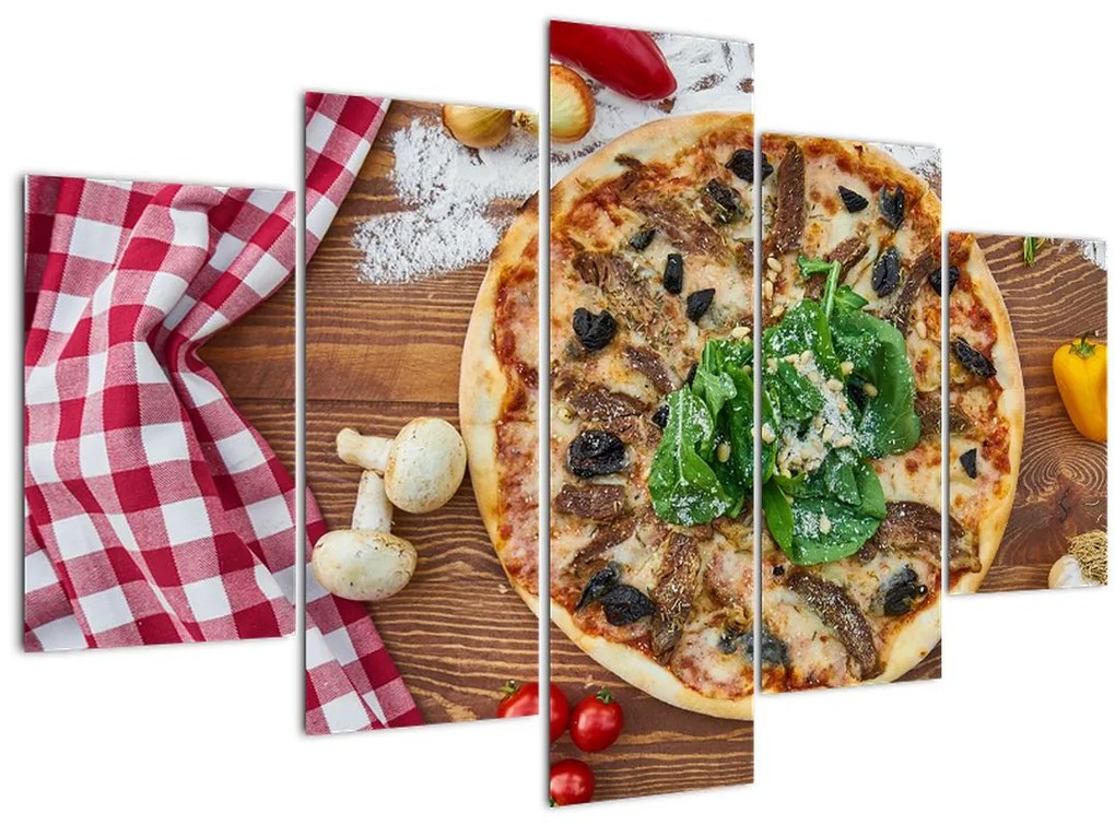 Tablou cu pizza (150x105 cm)