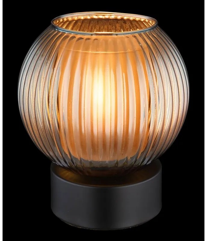 Veioza/Lampa de masa design modern ZUMBA negru/multicolor