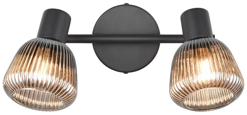 Spot negru ø 10 cm Tarifa – Trio