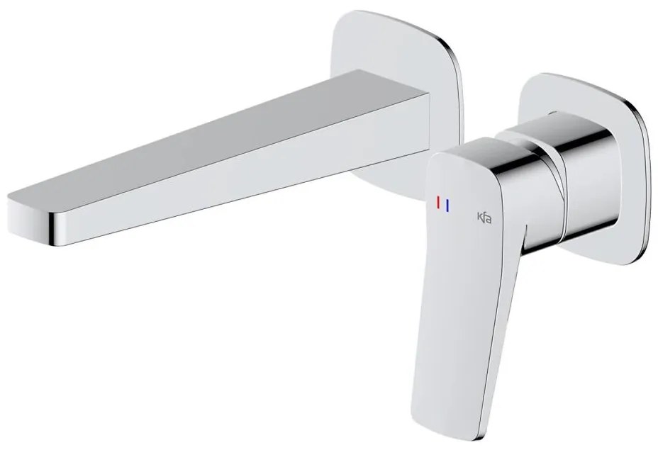 KFA Armatura MALAGA 4529-810-00 - baterie pentru lavoar, montaj încastrat, crom lucios