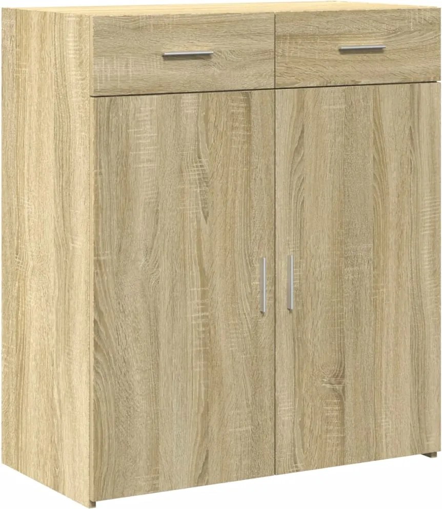 vidaXL Dulap, stejar sonoma, 80x42,5x93 cm, lemn prelucrat