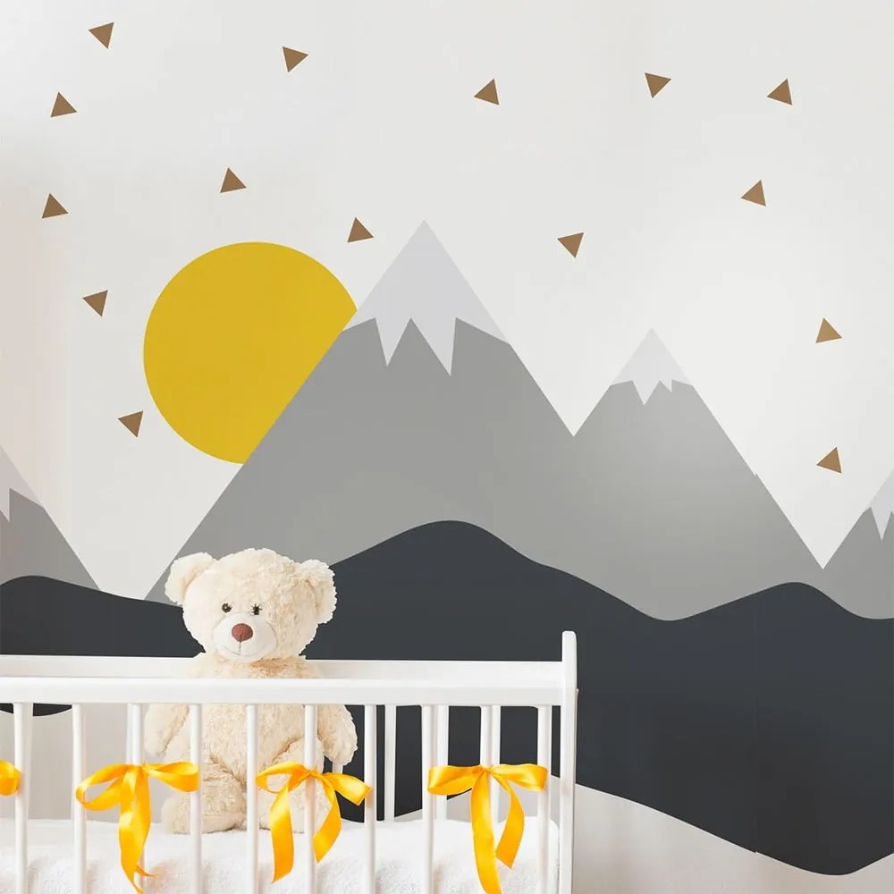 Autocolant Ambiance Giant Kid Sticker Scandinavian Mountains Nordika