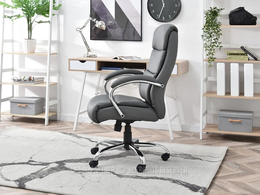 Fotoliu Luxus (gri + crom). Promo -12%. 1109952