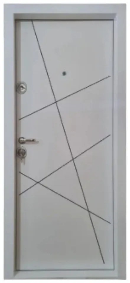Usa metalica de apartament cu izolatie si vizor Novo Doors First Class NDFC20, Deschidere Stanga Dreapta, Dimensiune 200X88 cm, Tabla 12 mm, Kit