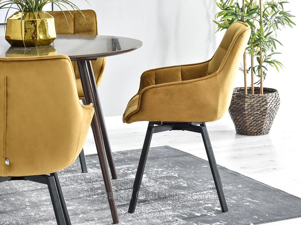 Scaun Aranbura (auriu + negru). 1110925