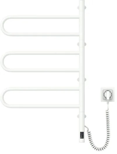 Uscător electric rotativ pentru prosoape FOUETTE 185W/230V 81,8 cm IP44 alb