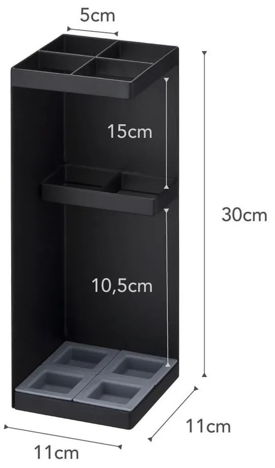 Suport pentru umbrele YAMAZAKI Smart, negru