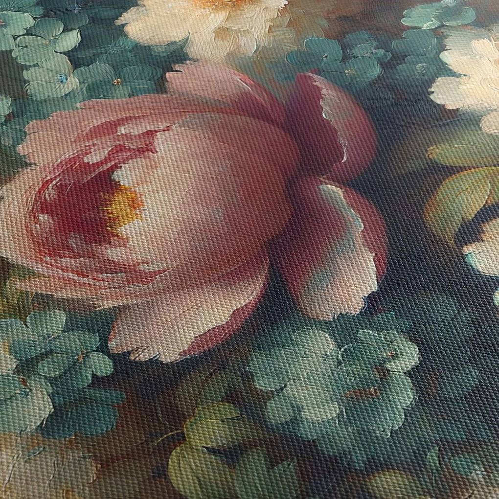 Tablou - Natură moartă cu flori - pictură (90x60 cm)