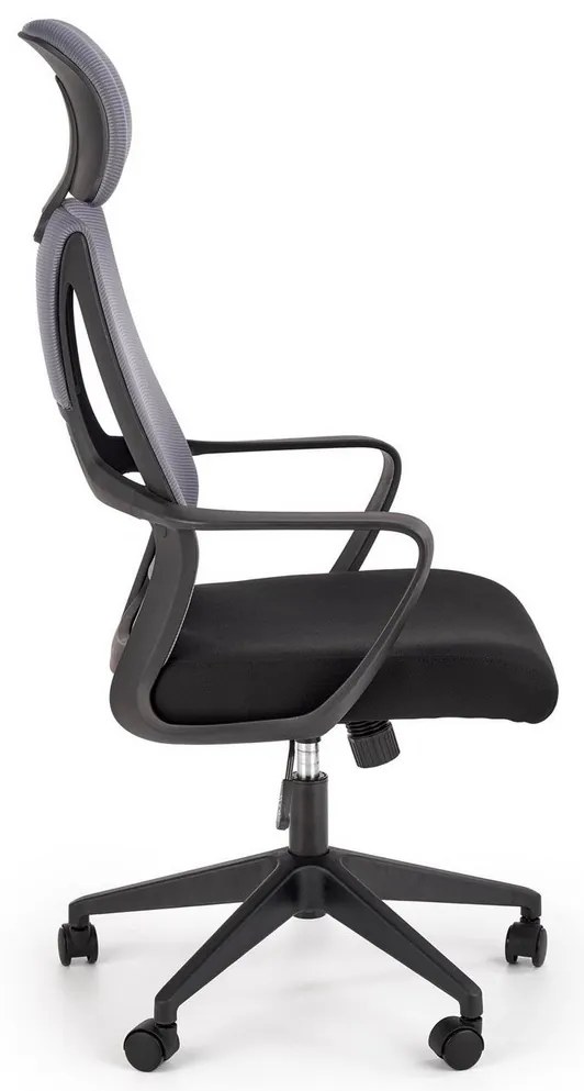 Scaun de birou Valdez, gri / negru
