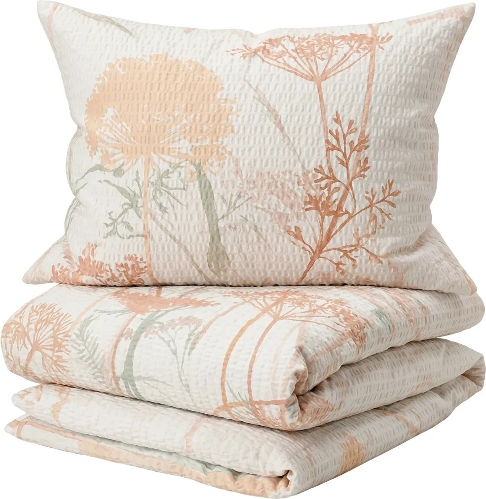Lenjerie de pat din bumbac Renforcé CARAWAY crem Dimensiune lenjerie de pat: 70 x 90 cm | 140 x 200 cm