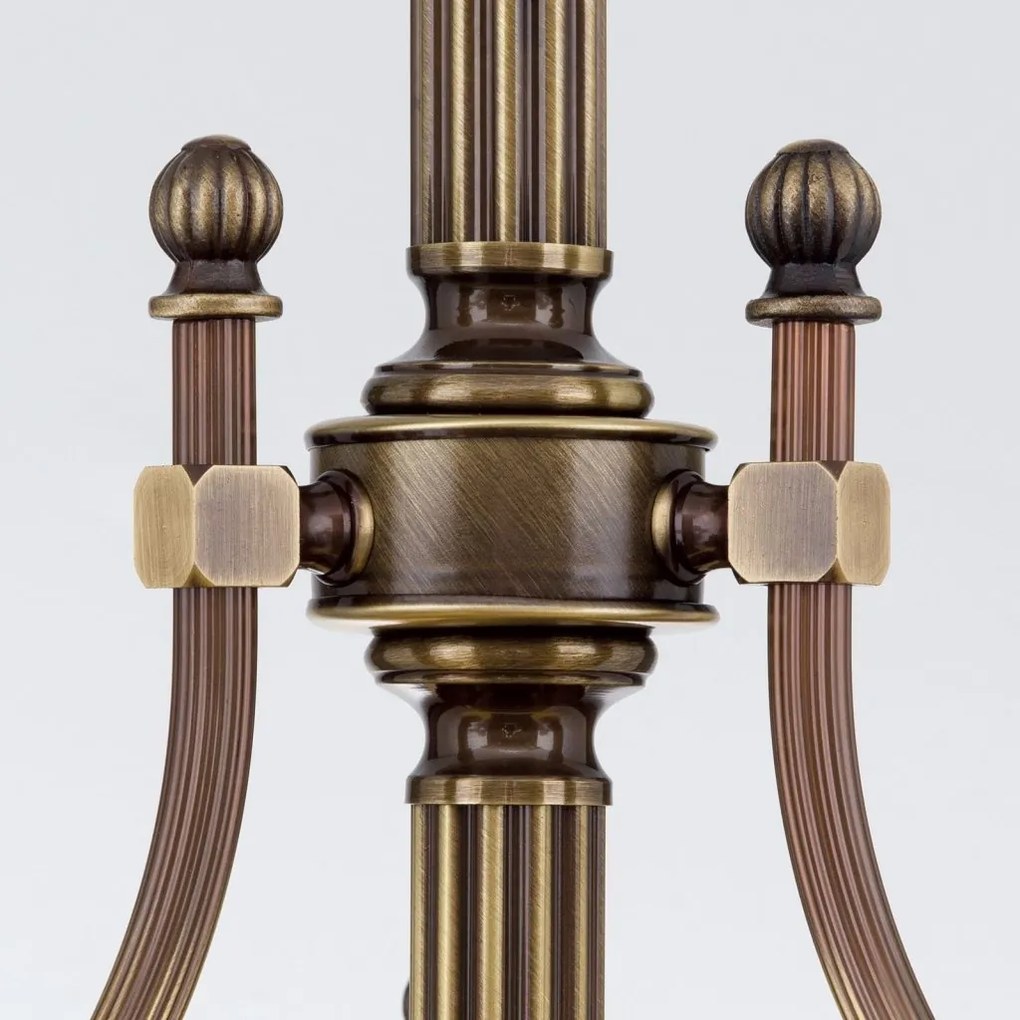 Lustra suspendata eleganta stil clasic Nostalgie 4L patina/ champagne