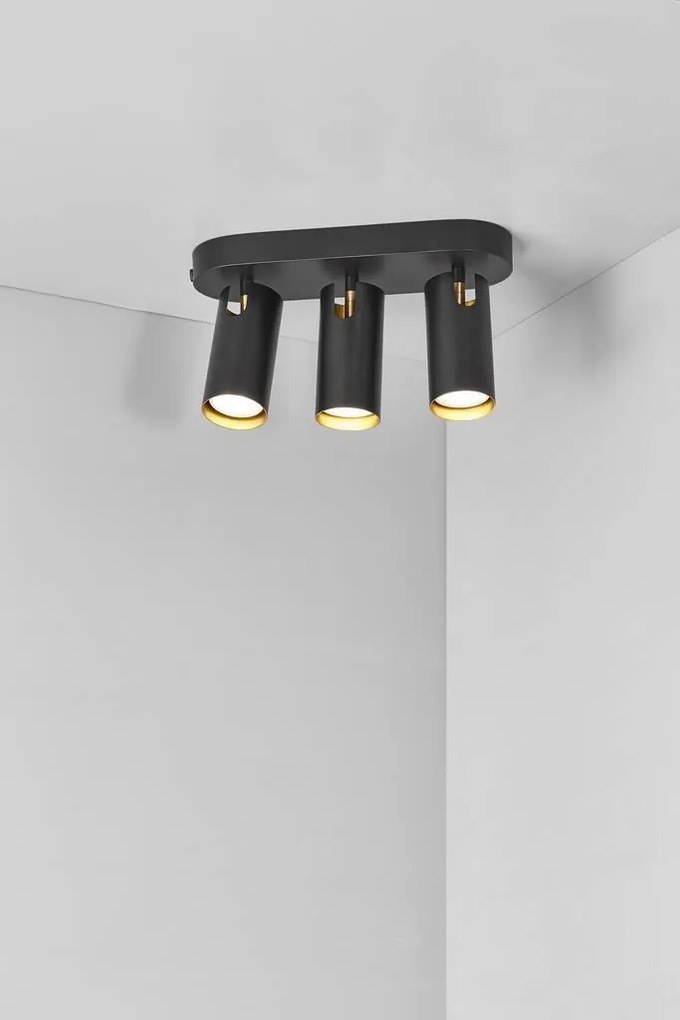 Plafoniera cu 3 spoturi design modern MIMI negru 2120476003 NL