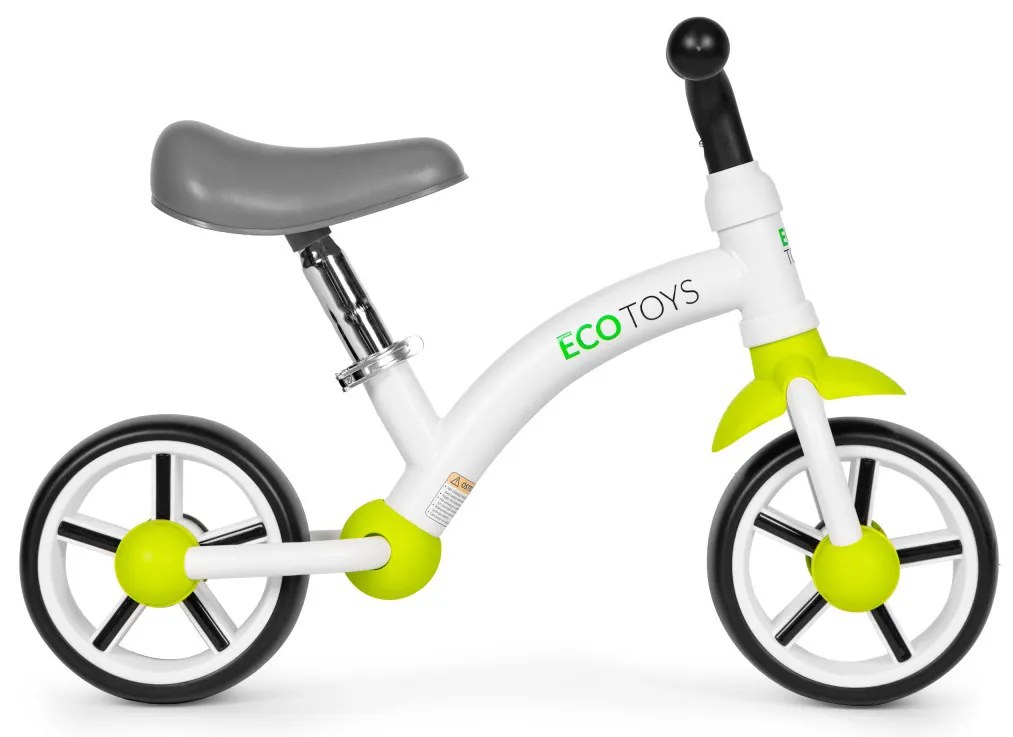 Jogging biciclete cu roți EVA scaun reglabil verde