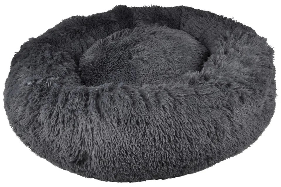 Pat pentru animale de companie gri închis pentru câini ø 95 cm – Love Story