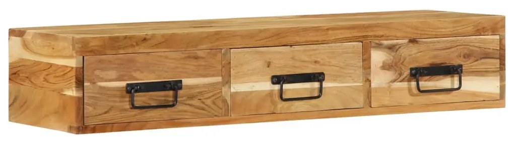 vidaXL Dulap TV montat pe perete 100x30x19 cm, lemn masiv reciclat