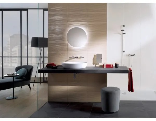 Pachet lavoar pe blat Villeroy&Boch Artis si baterie Kludi Balance, 41986101+522988775