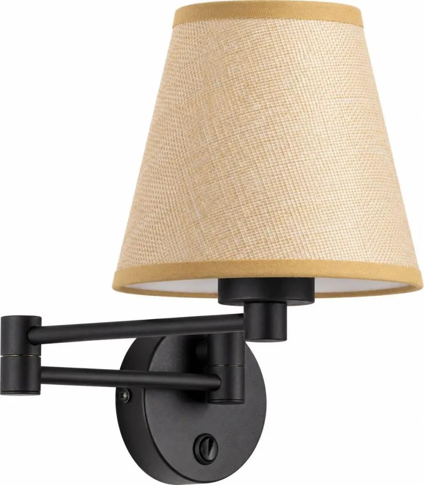BRILAGI - Lampă de perete NUBILA 1xE27/15W/230V bej/negru