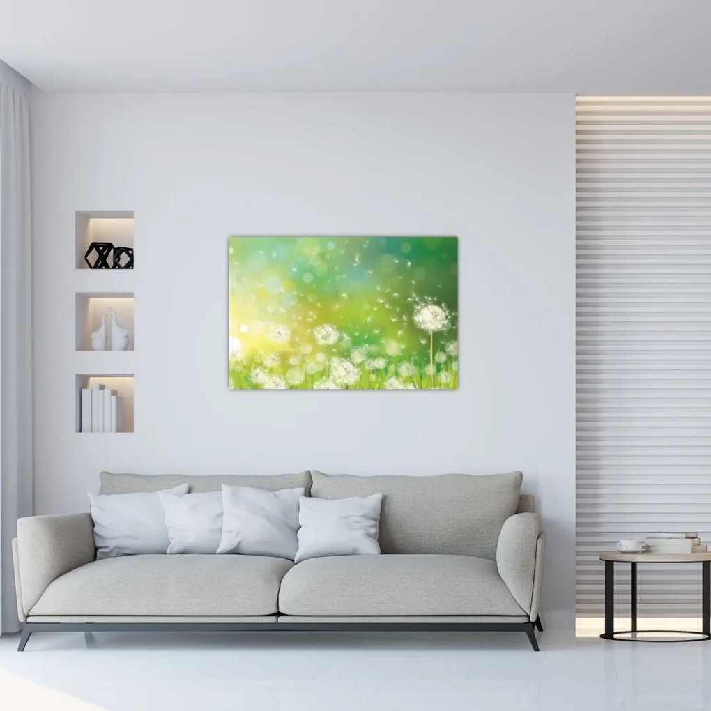 Tablou - Păpădie înflorită (90x60 cm)