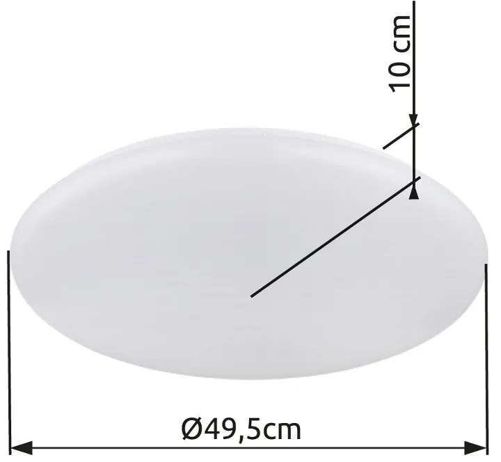 Plafoniera LED design circular ECLYPSE