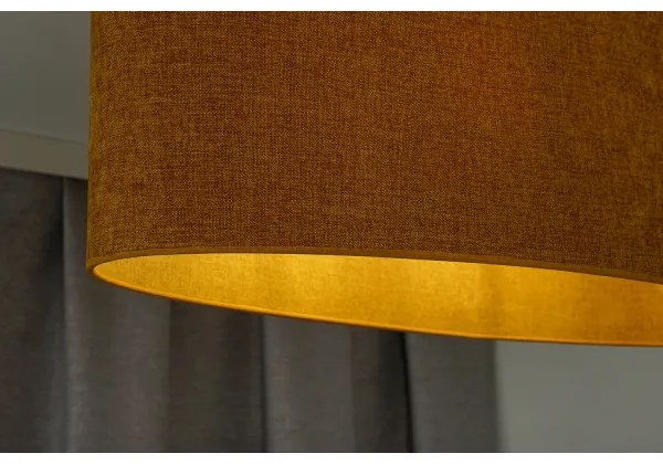 Lustră aplicată Duolla OVAL 1xE27/15W/230V maro