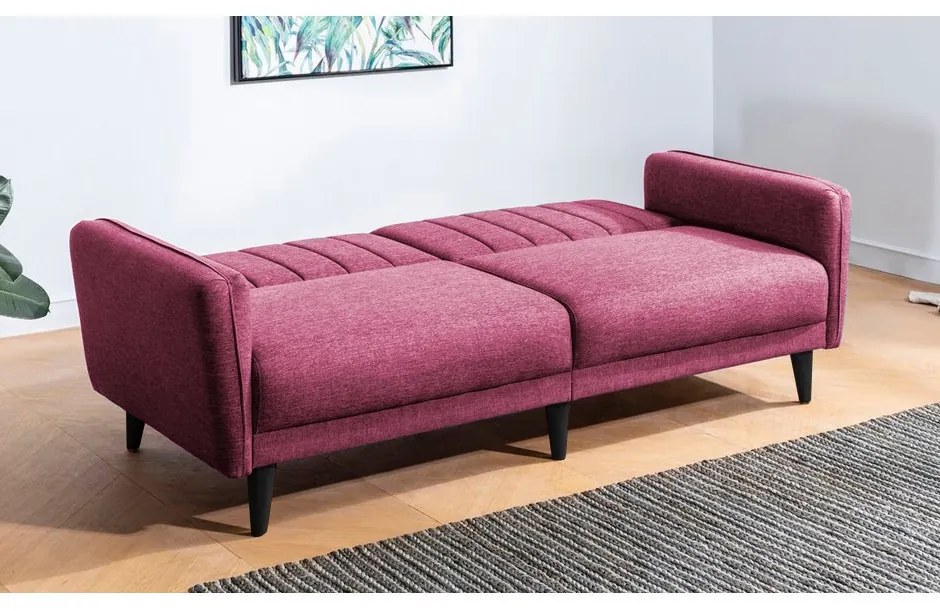 Set Canapea Extensibilă si Fotoliu Aqua - S, Rosu