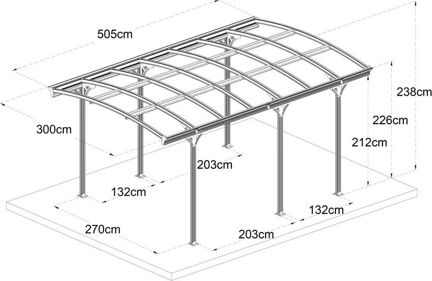 Pavilion auto Avenberg CARPORT